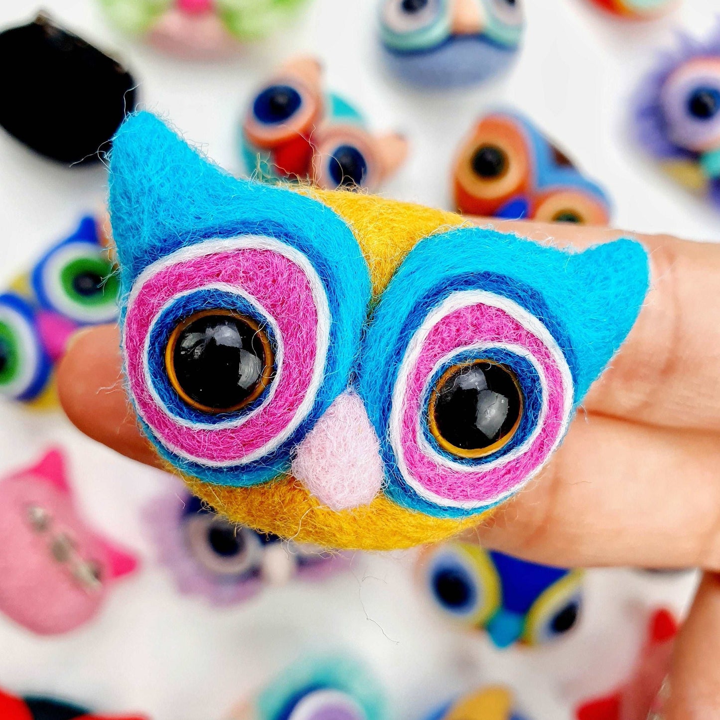 Owl brooch