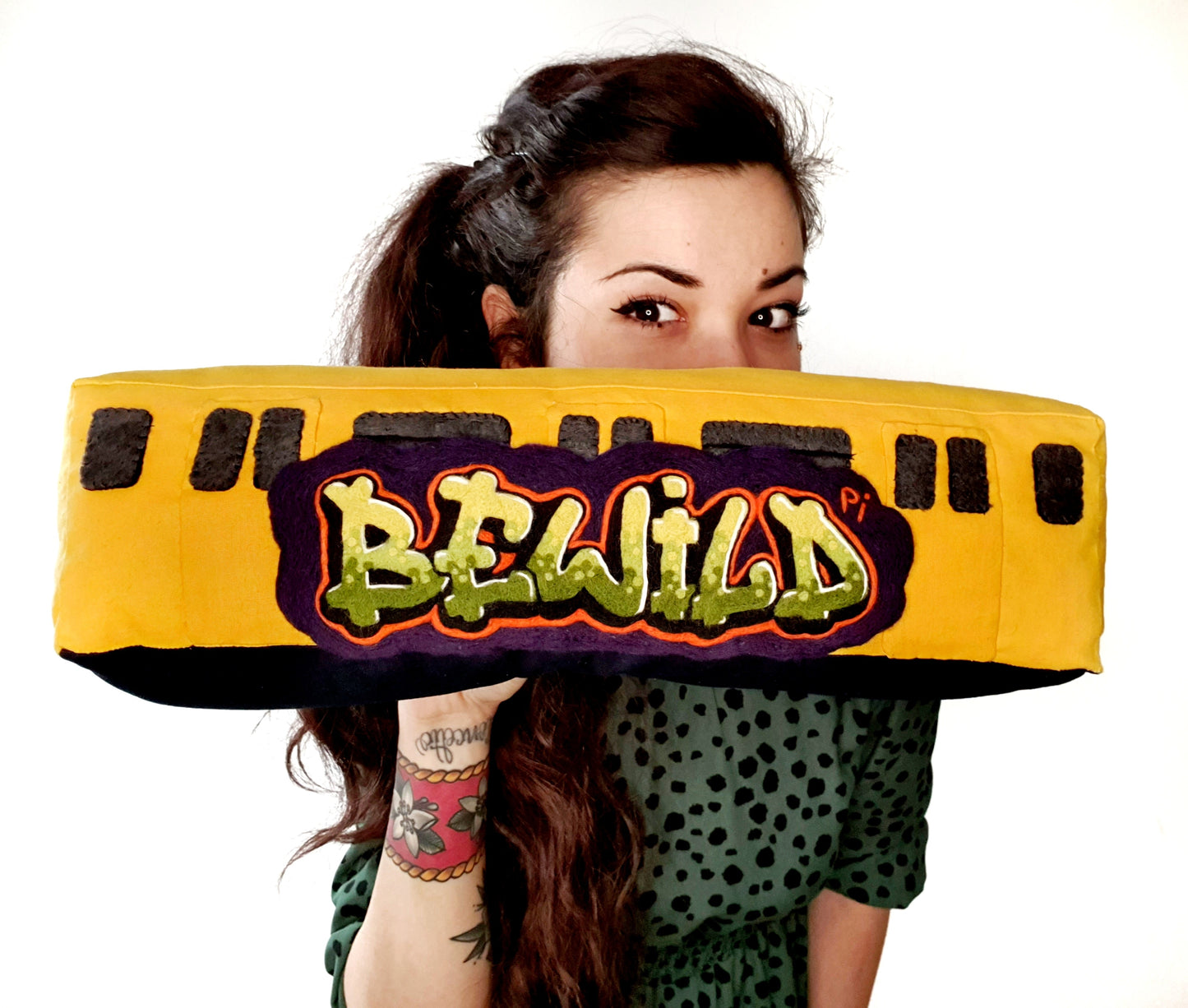 Custom Graffiti Train Cushions made to order